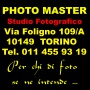 Logo Photo Master studio fotografico in Torino