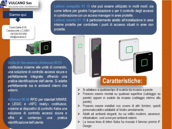 Vulcano Sas presenta i dispositivi dorma+kaba che ...