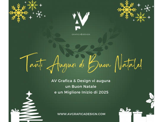 AV Grafica & Design vi augura un Felice Natale e u...