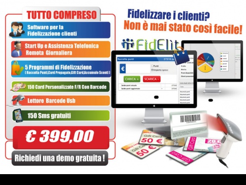 Sistema di Fidelizzazione 399 €