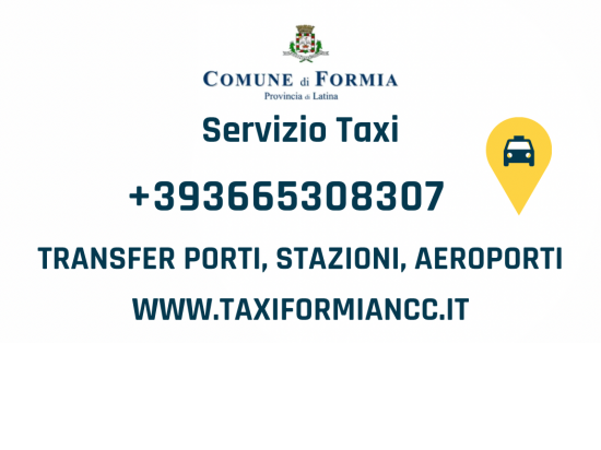 Servizio Taxi Formia 