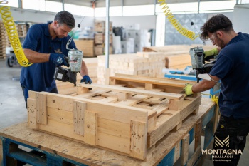 Montagna Imballaggi è un'azienda specializzata nella produzione di pallet in legno trattati con il metodo di trattamento HP.